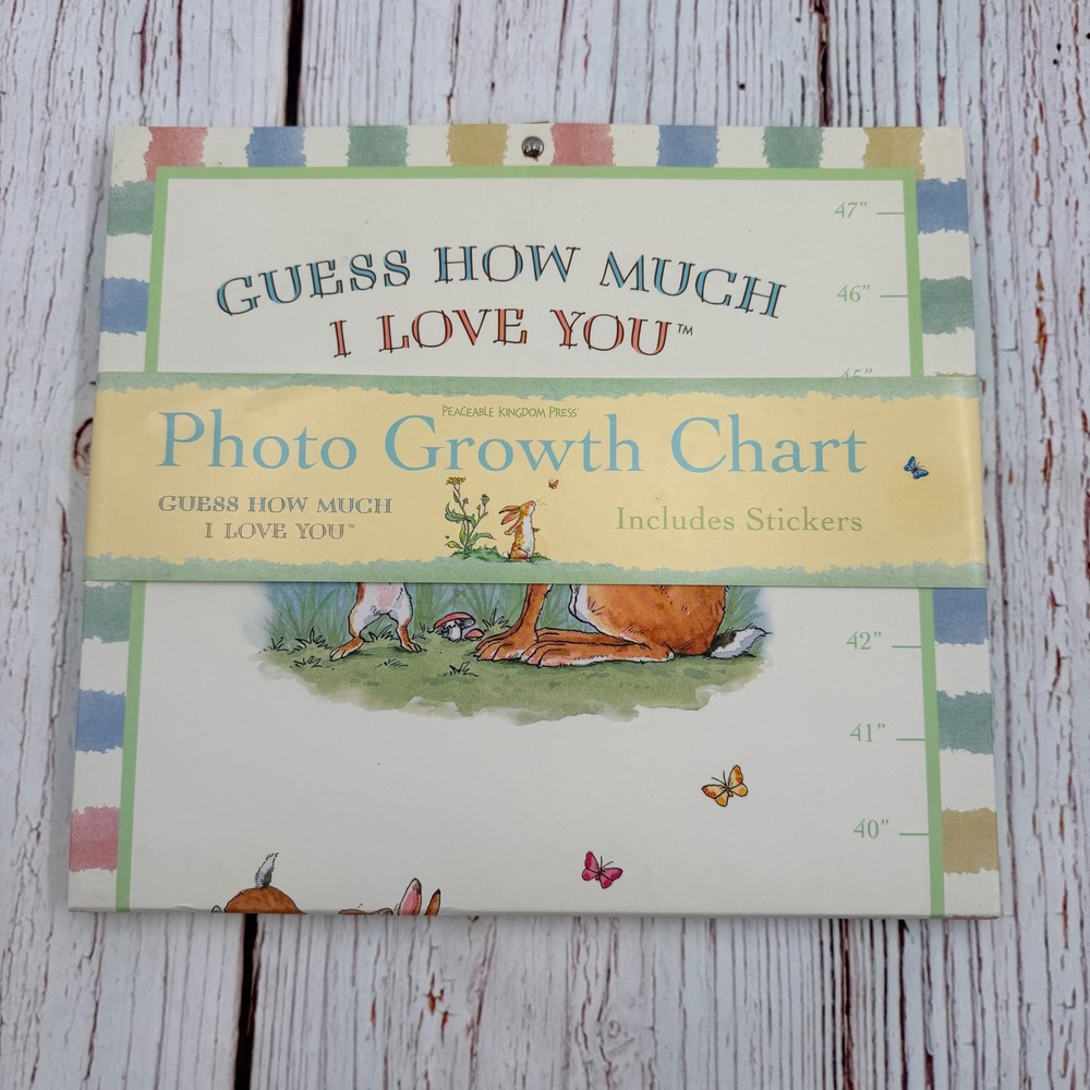 Guess How Much I Love You Photo Growth Chart Nutbrown Hare